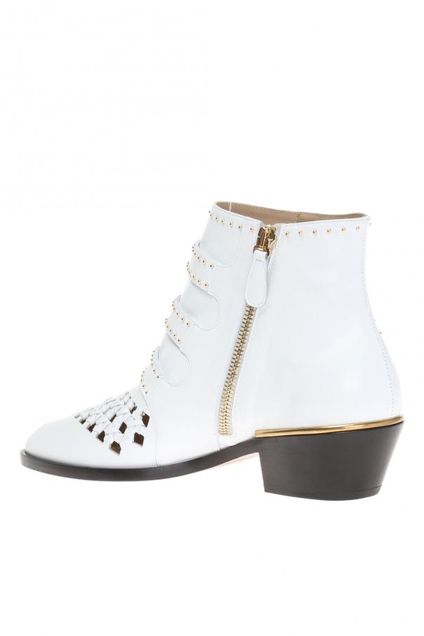 Chloé 'Susanna' studded heeled boots | Women's Shoes | Vitkac