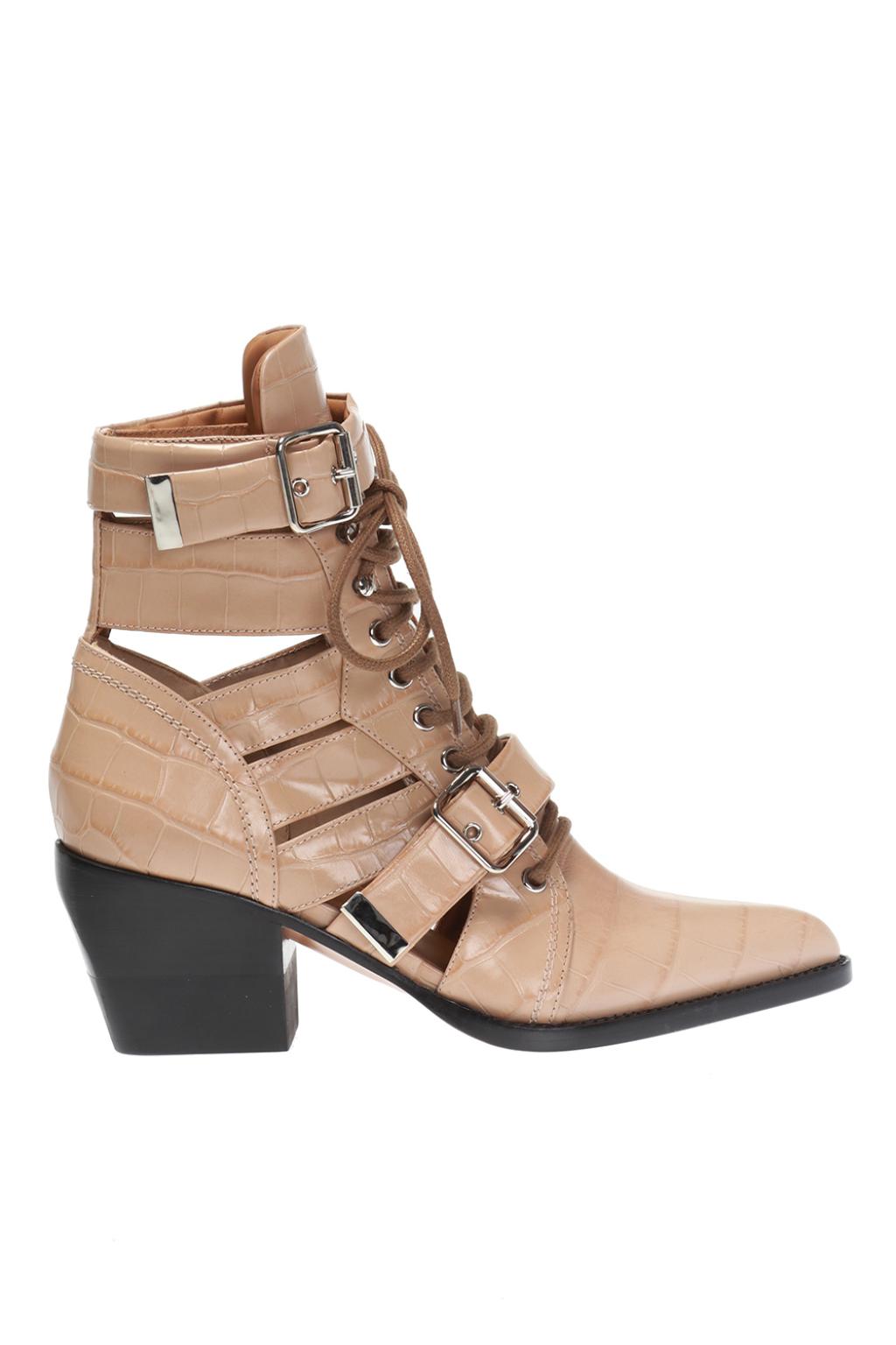 chloe cut out boots