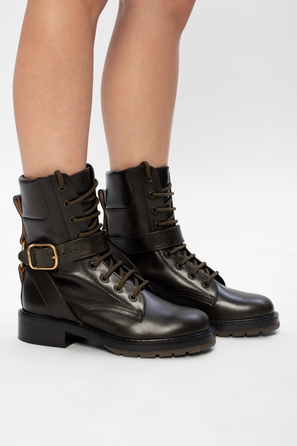 chloe diane combat boot