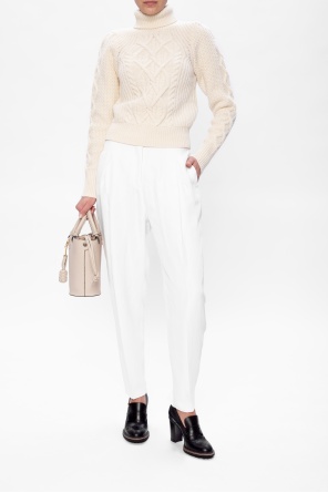 Chloé see by chloe BOOT broderie angalaise cotton blouse item;