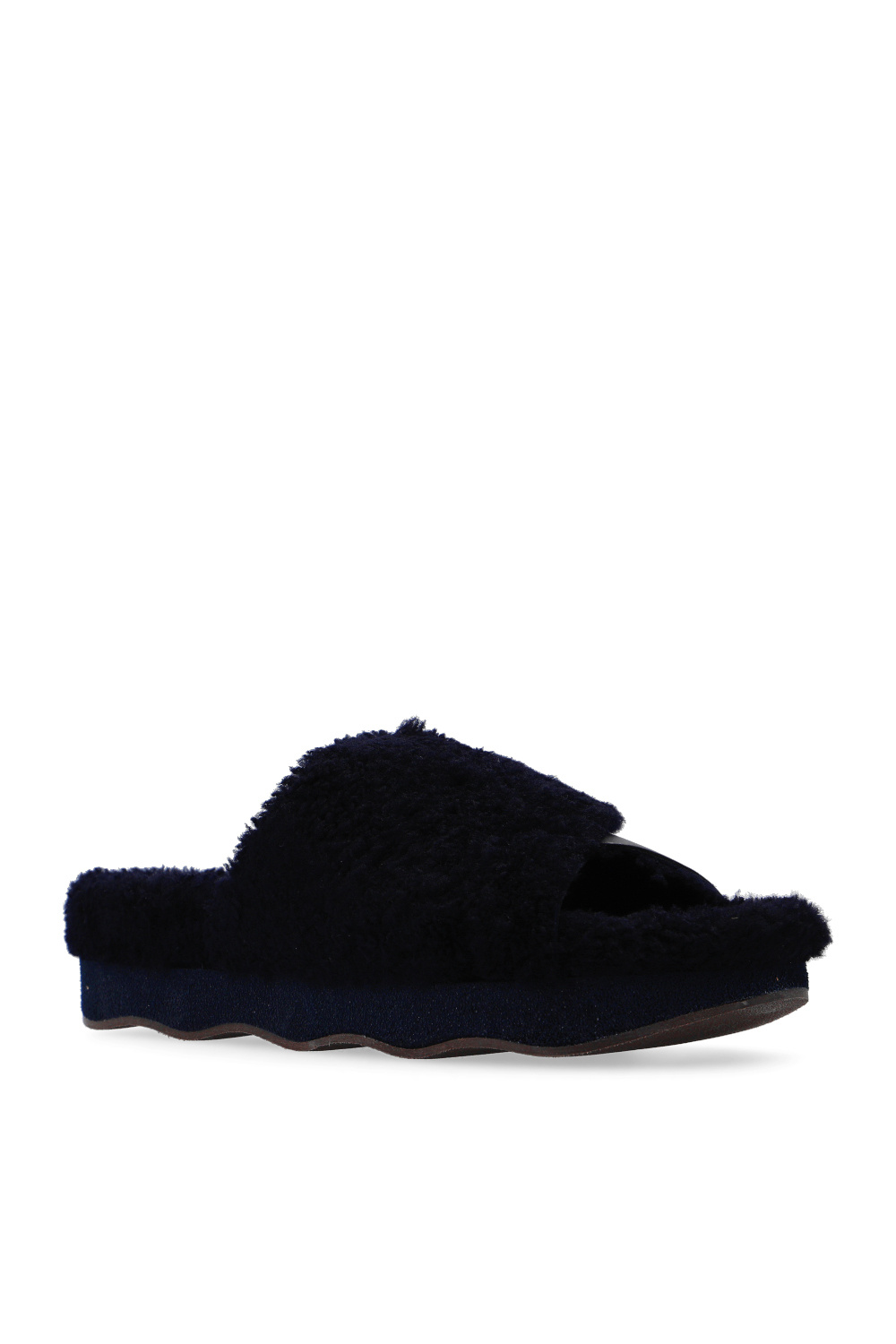 Chloé ‘Wavy’ fur slides