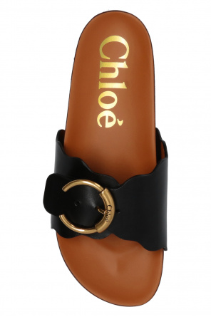 Chloé ‘Lauren’ slides with logo