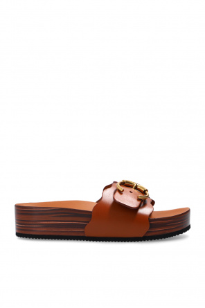 chloe lauren 50mm leather clog sandals item