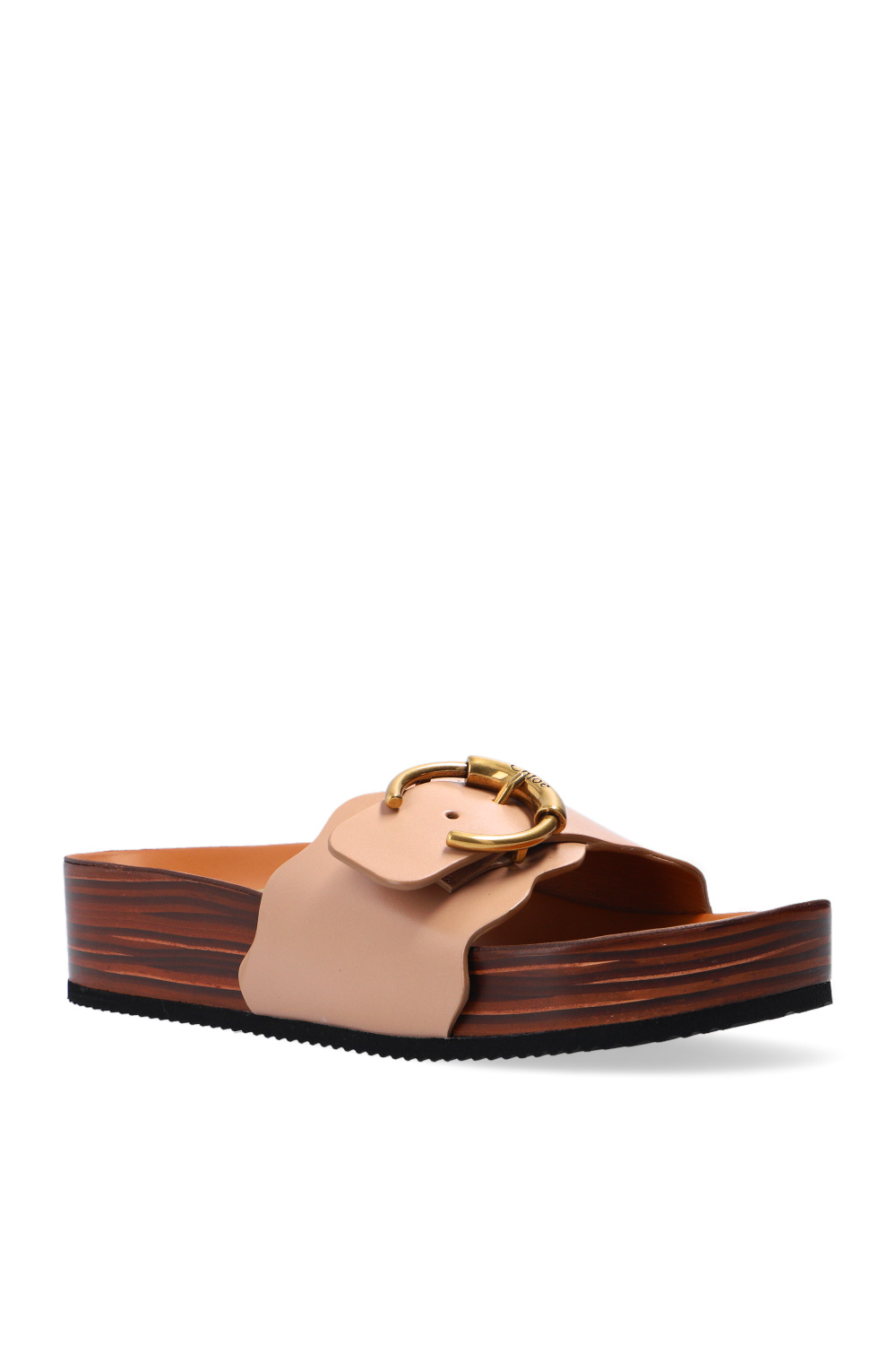 Chloé ‘Lauren’ slides with logo