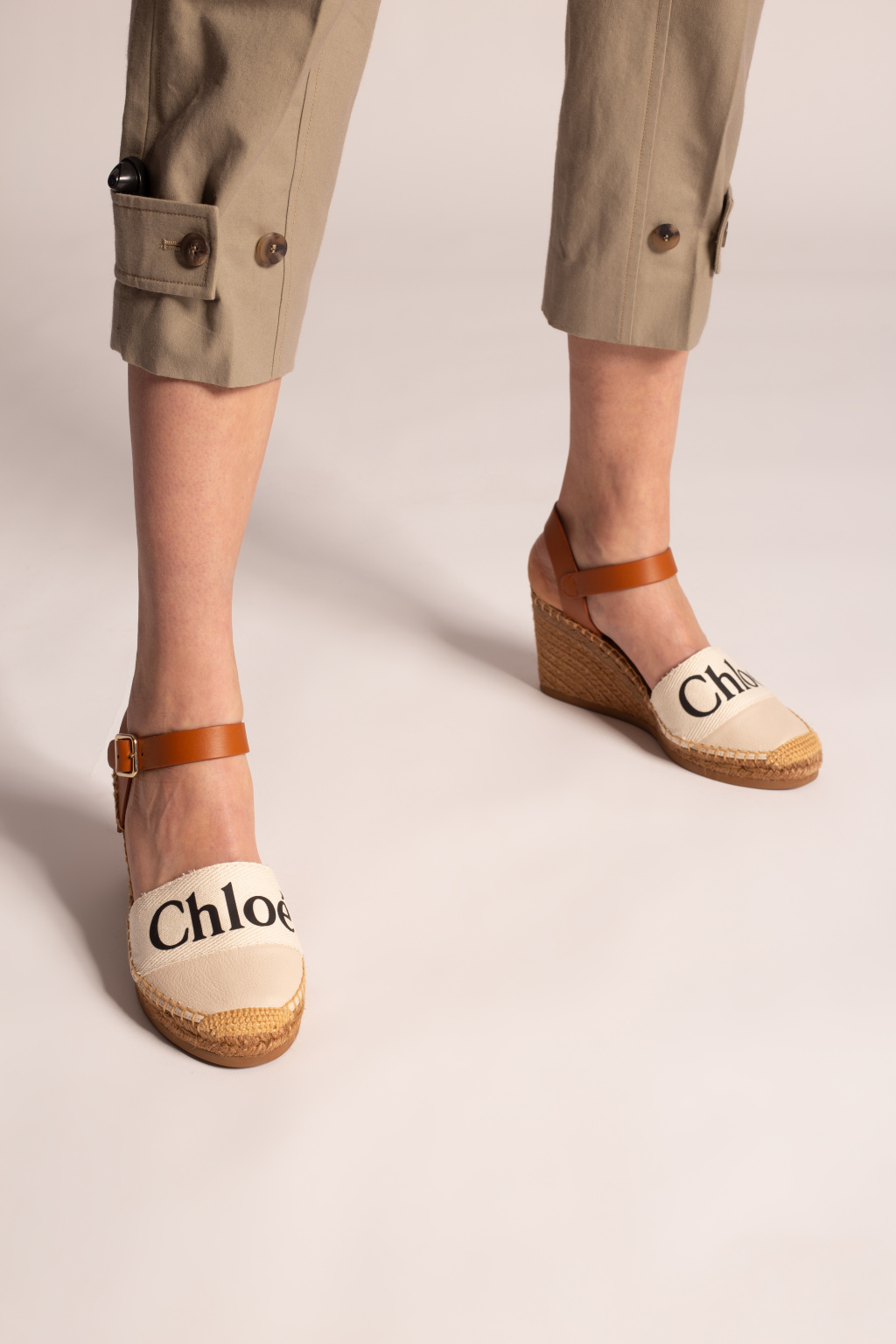 Chloé Wedge slides