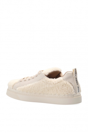 Chloé ‘Laurent’ fur sneakers