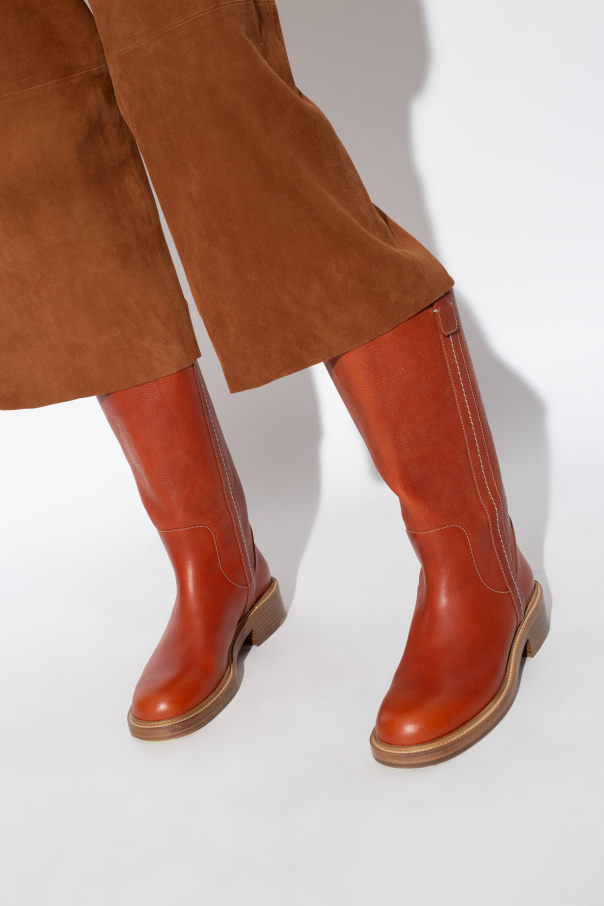 Chloé ‘Edith’ leather knee-high boots