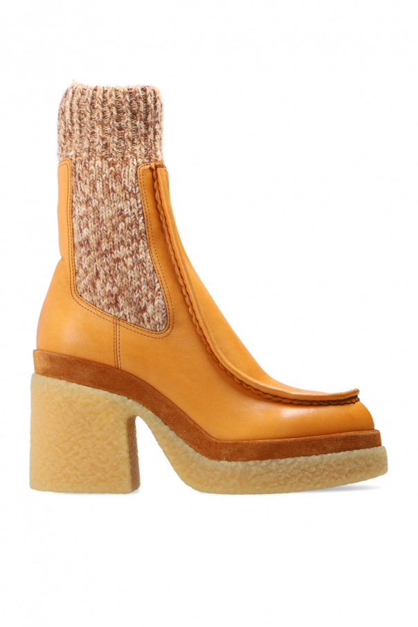 Chloé ‘Jamie’ leather ankle boots