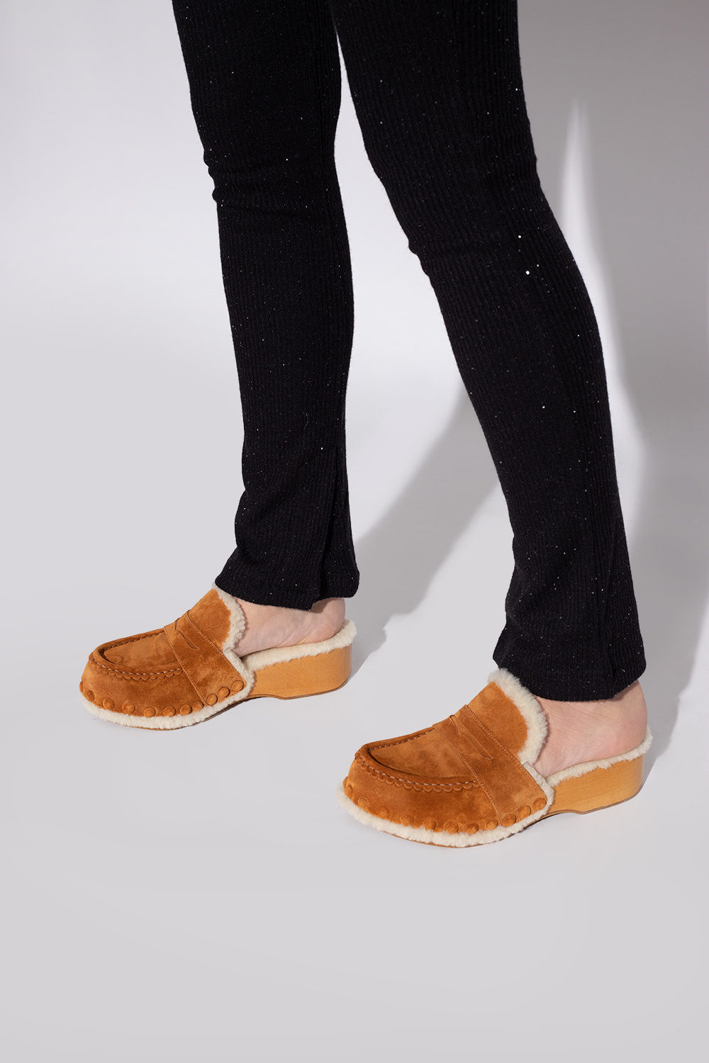 Chloé ‘Joy’ fur slides