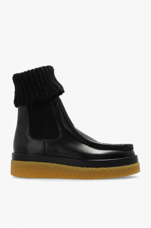 see by skihandschuhe chloe scalloped chelsea boots item
