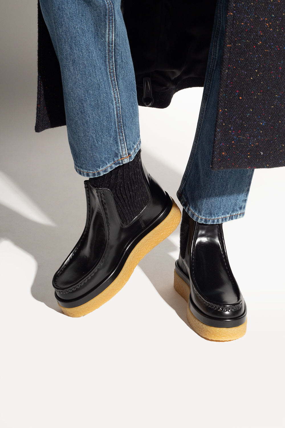 Chloé ‘Jamie’ boots with sock