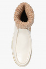 Chloé cream ‘Jamie’ ankle boots with sock