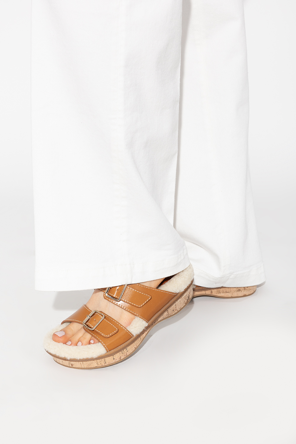 Chloé ‘Marah’ leather slides