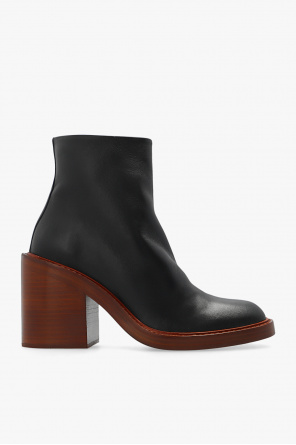 chloe susanna studded leather ankle boots