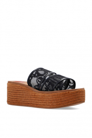 Chloé ‘Woody’ wedge slides