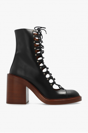 heeled ankle boots gaile chloe shoes