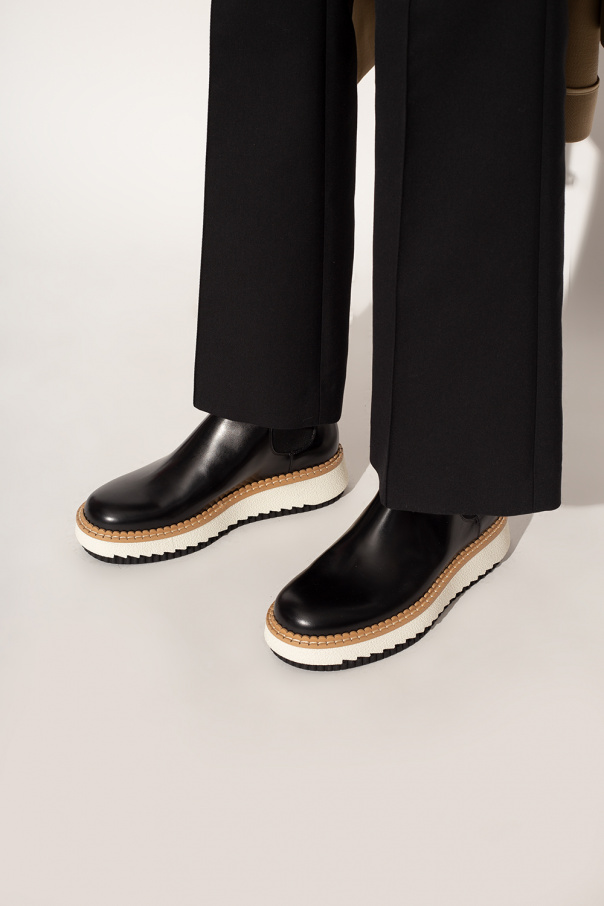 Chloé ‘Kurtys’ leather ankle boots
