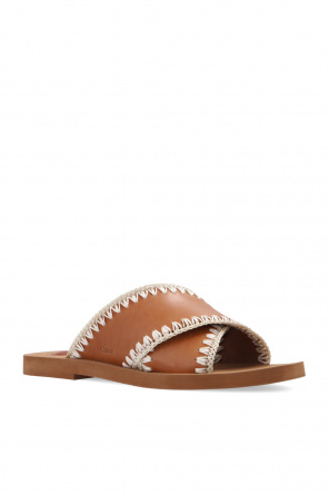 Chloé ‘Woody’ leather mules