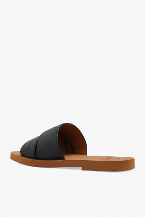 Chloé ‘Woody’ leather slides