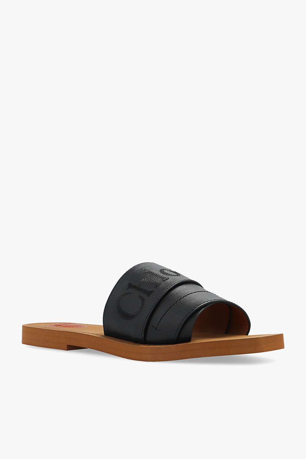 Chloé ‘Woody’ leather slides