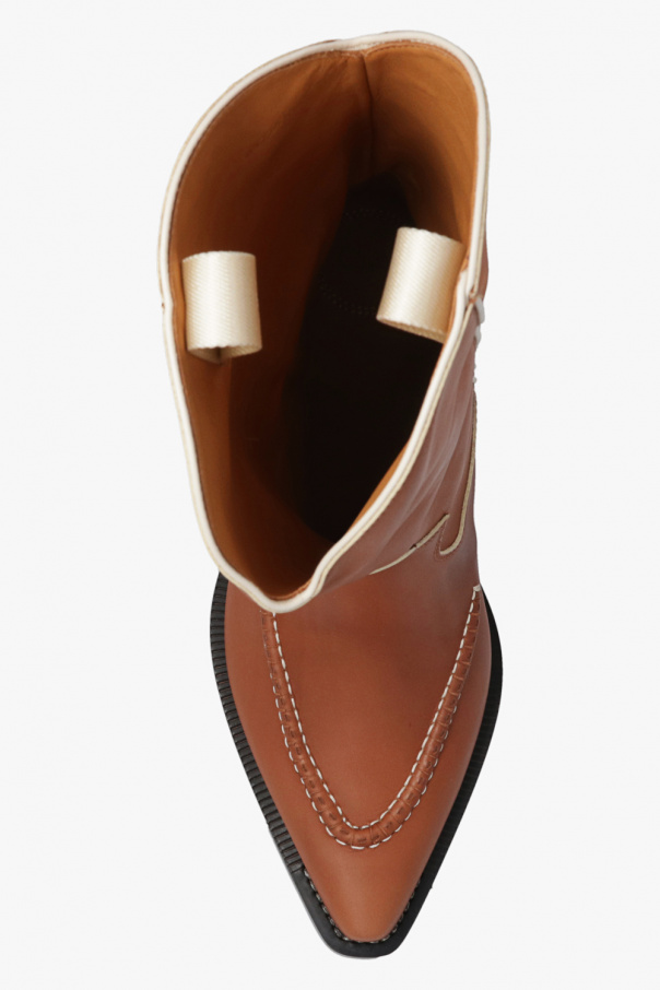 Chloé ‘Nelie’ leather cowboy boots