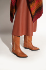Chloé BROWN ‘Nelie’ leather cowboy boots
