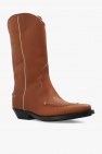 Chloé BROWN ‘Nelie’ leather cowboy boots