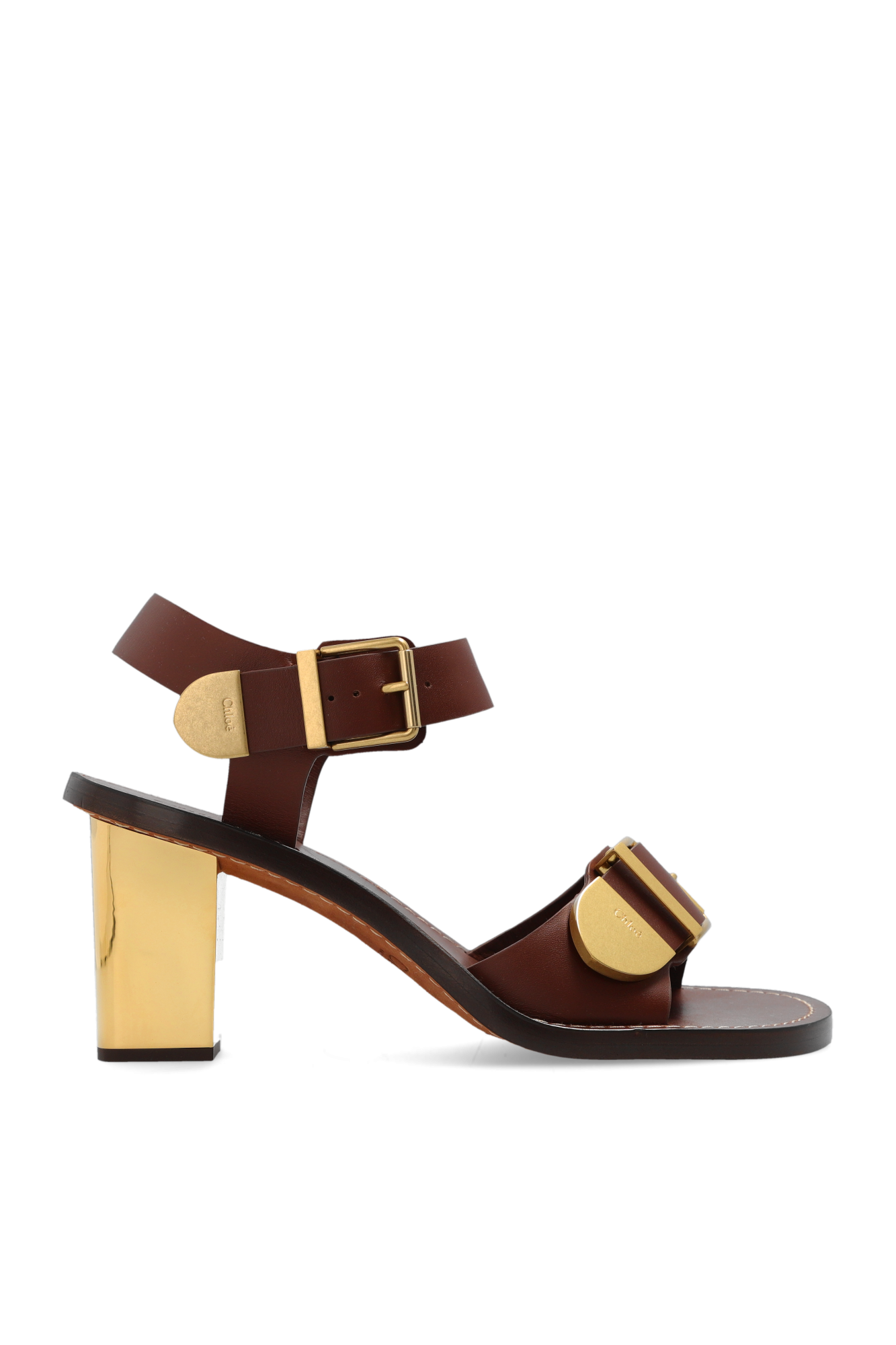 Chloé Leather heeled sandals | Women's Shoes | Vitkac