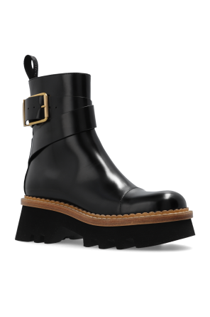 Chloé ‘Owena’ leather ankle boots