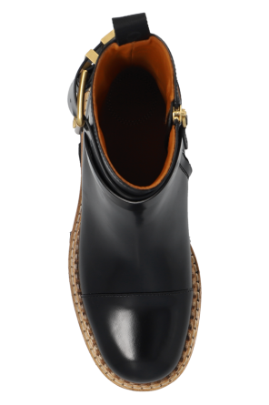 Chloé ‘Owena’ leather ankle boots