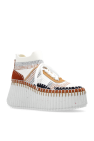 Chloé WHITE ‘Nama’ wedge sneakers