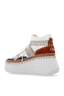 Chloé WHITE ‘Nama’ wedge sneakers