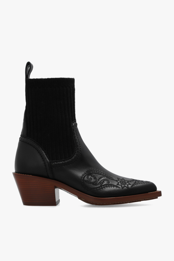 ‘Nellie’ heeled ankle boots od Chloé