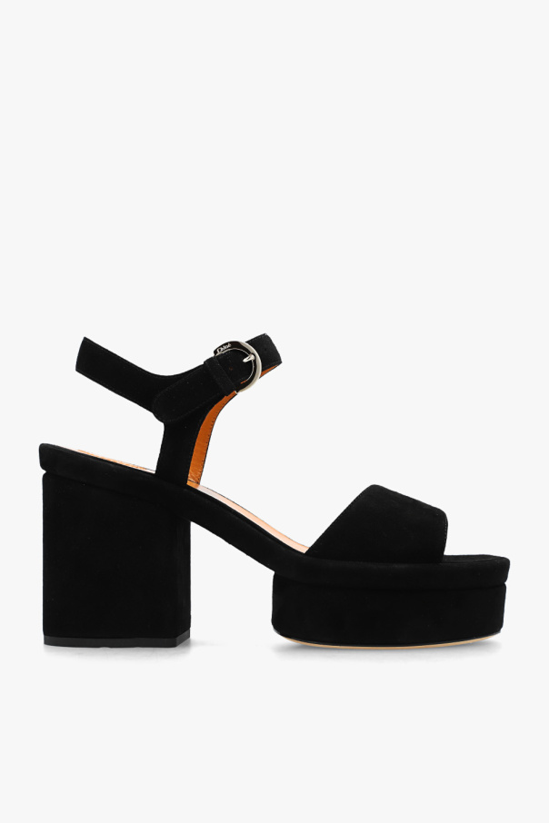 Chloé ‘Odina’ white sandals