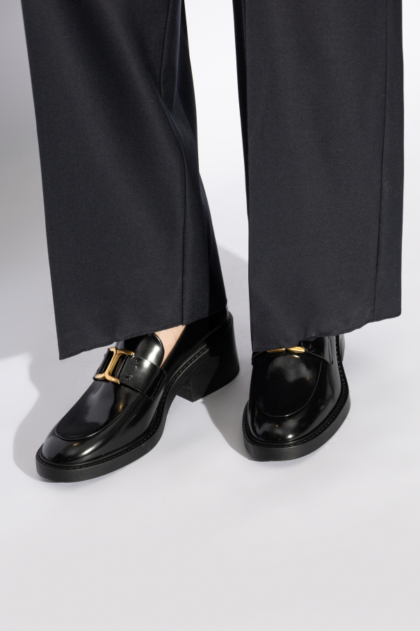 Chloé Buty na obcasie `Marcie` typu `loafers`