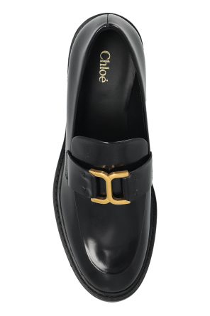 Chloé Buty na obcasie `Marcie` typu `loafers`