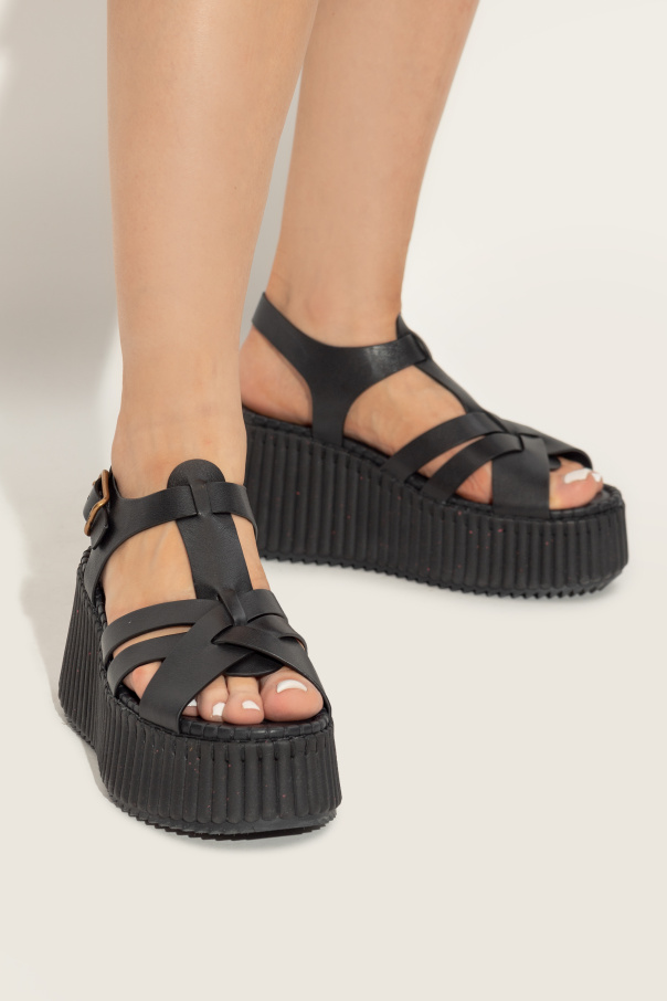 Chloé "NAMA" wedge sandals