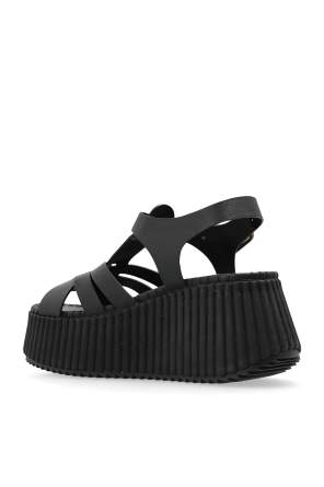 Chloé "NAMA" wedge sandals