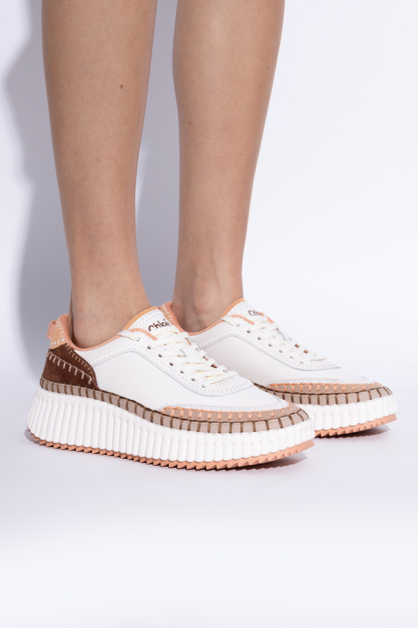 Chloé “Nama” sports shoes on platform