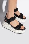 Chloé BLACK ‘Nama’ platform sandals