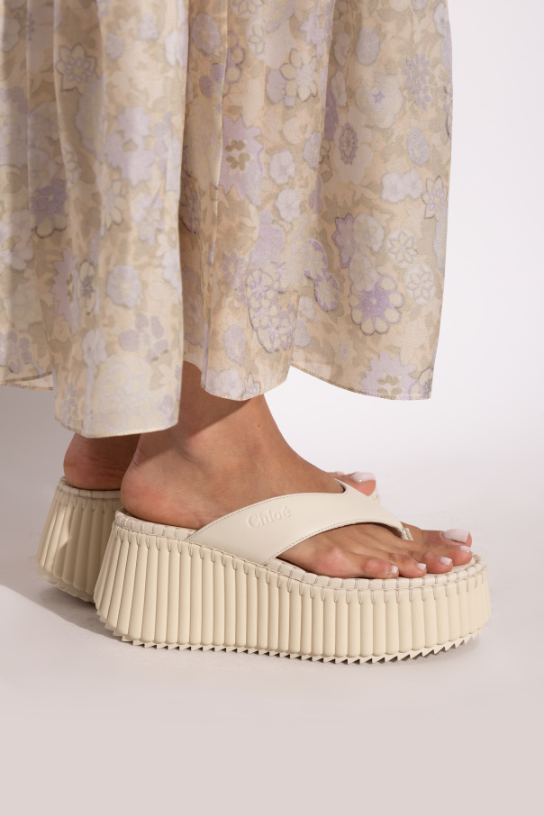 Chloé "NAMA" wedge sandals