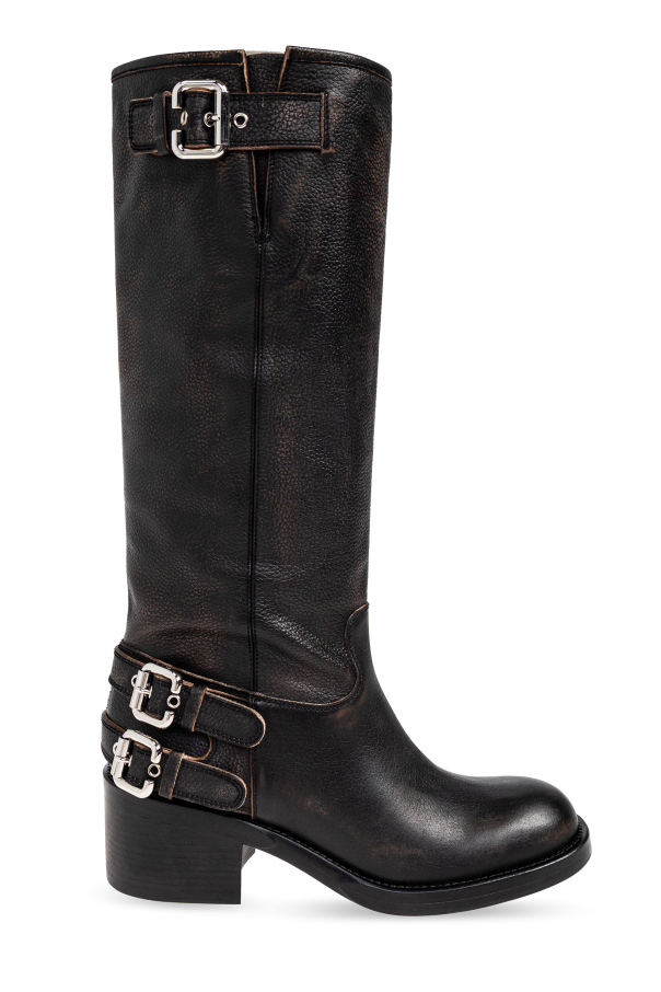 ‘Dakota’ leather boots od Chloé