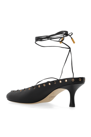 Chloé Buty na obcasie `Ghillies`