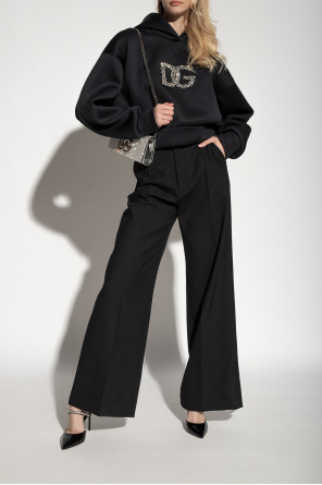 Dolce & Gabbana leopard-print bustier dress ‘Cardinale’ heeled mules