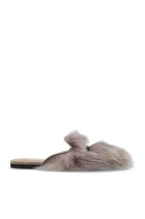 Futrzane slippers