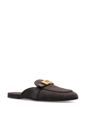 Dolce & Gabbana Sandalias de ante con logo