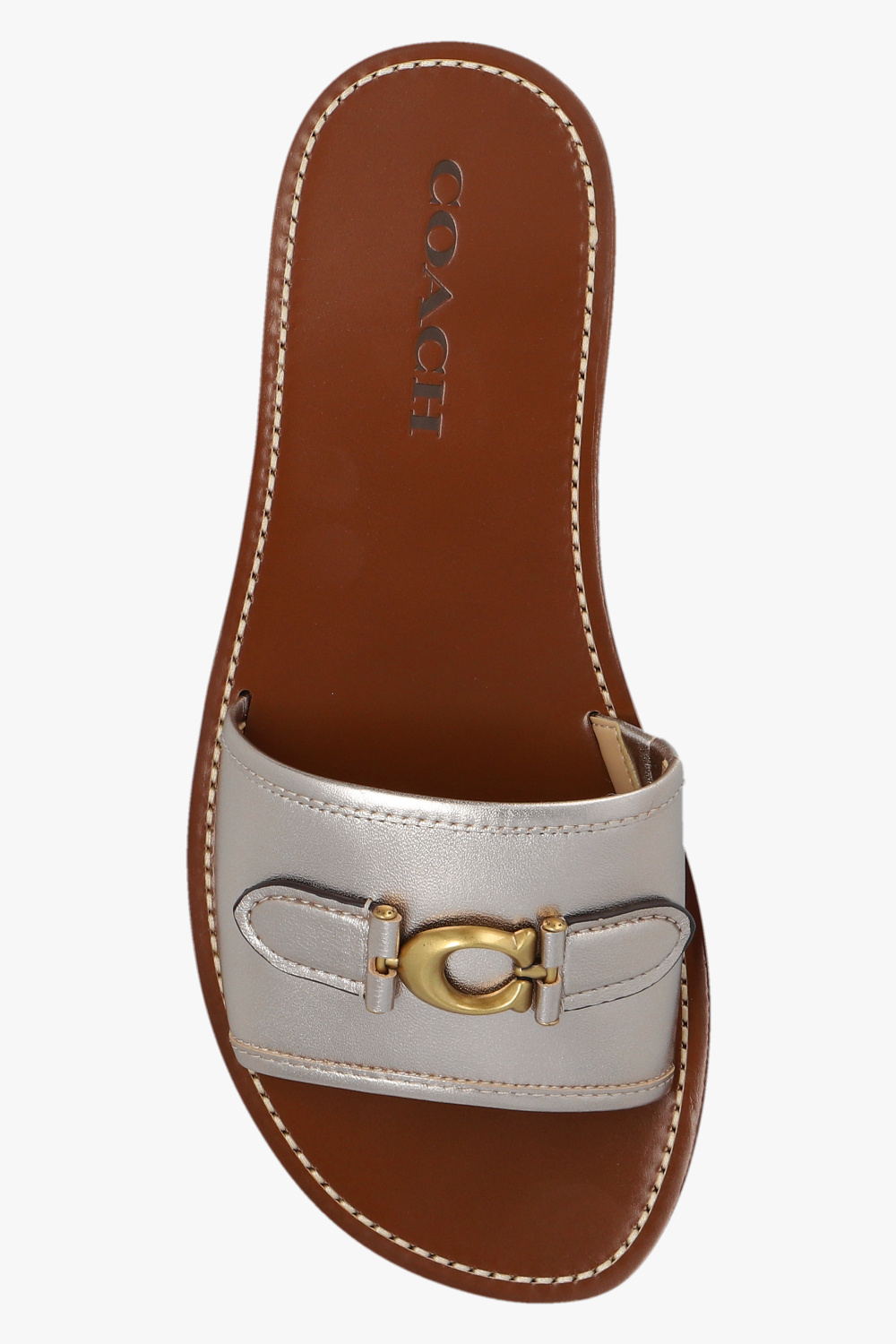 Louis Vuitton Brown/Beige Fur Lock It Sandals Size 36