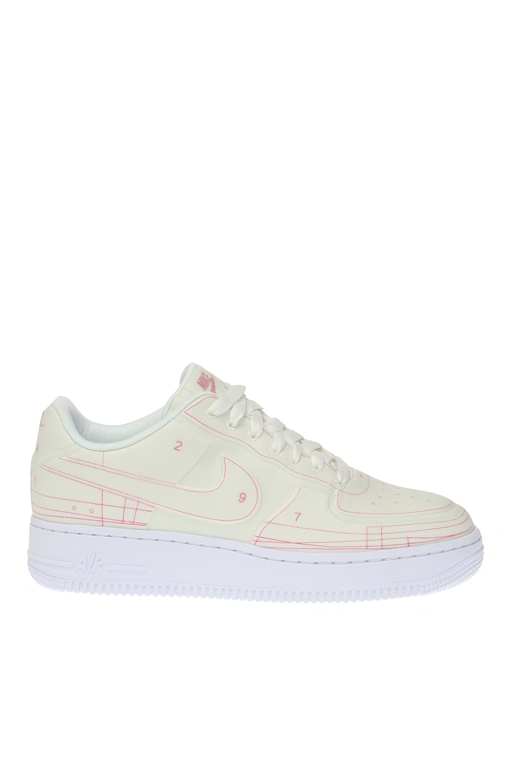nike air force 1 07 trainers summit white university red lx f