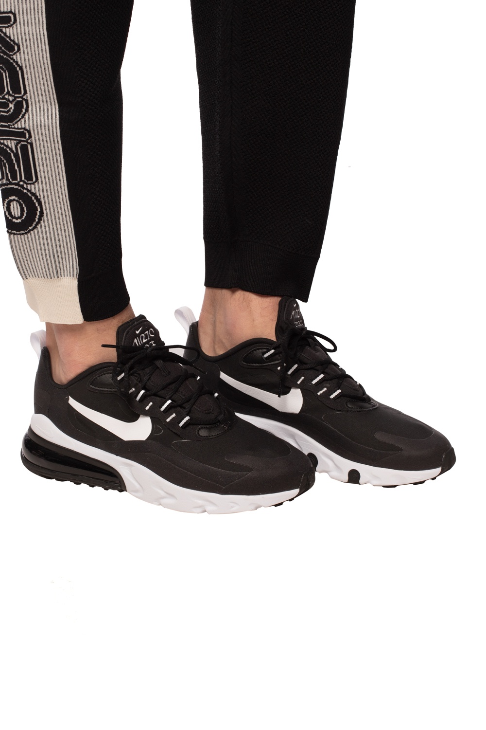 270 air max black and white