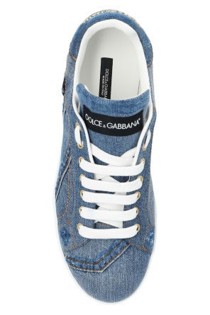 Dolce & Gabbana Jeansowe buty sportowe ‘Portofino’